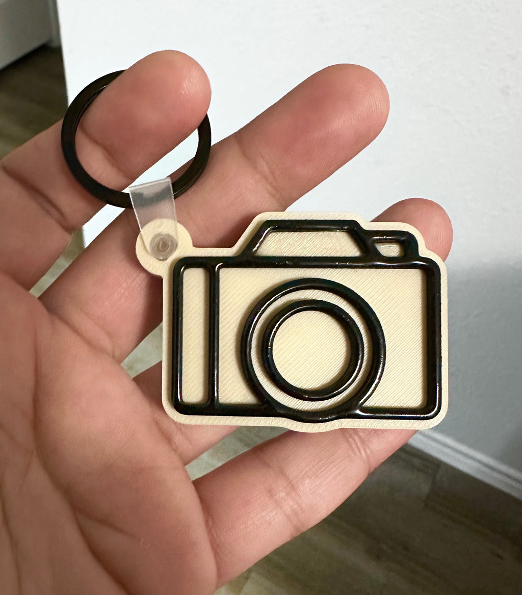 NFC camera keychain