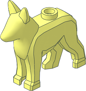 Brick Part 92586- German Shepherd