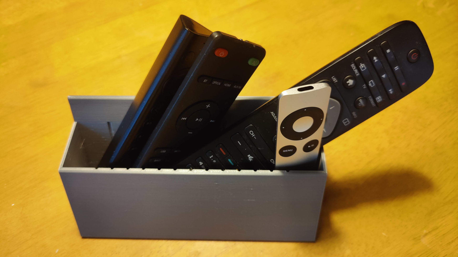 Remote Control Stand with adjustable dividers