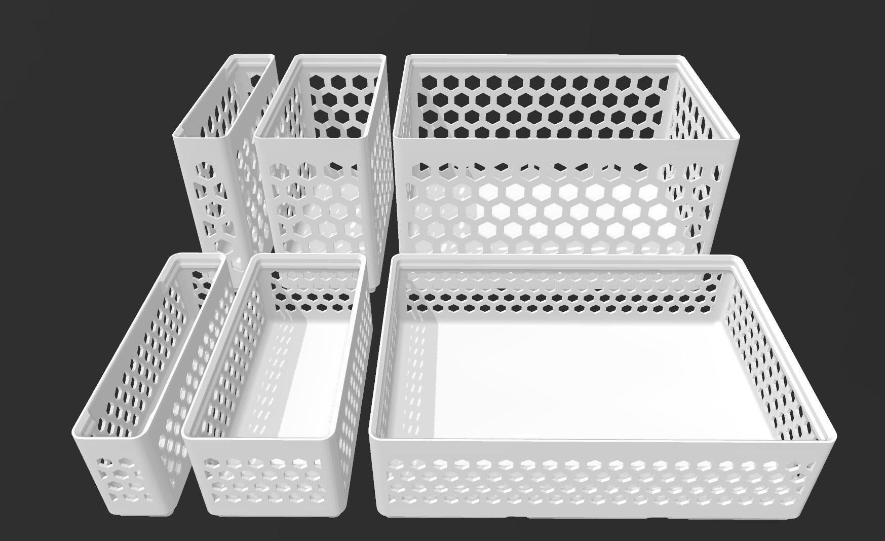 Gridfinity Hex Bins all sizes