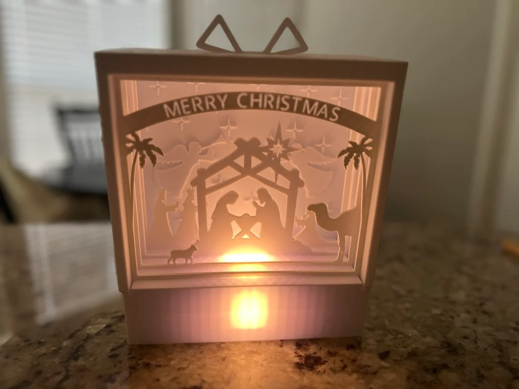Christmas nativity scene