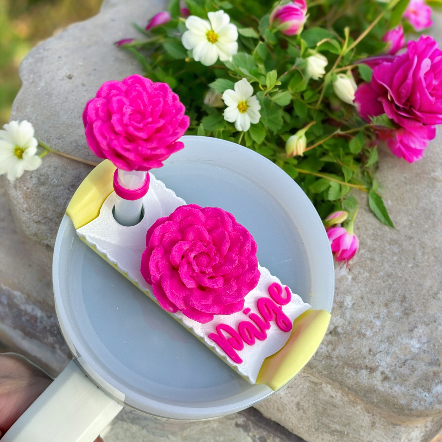 Peony Stanley Lid Topper