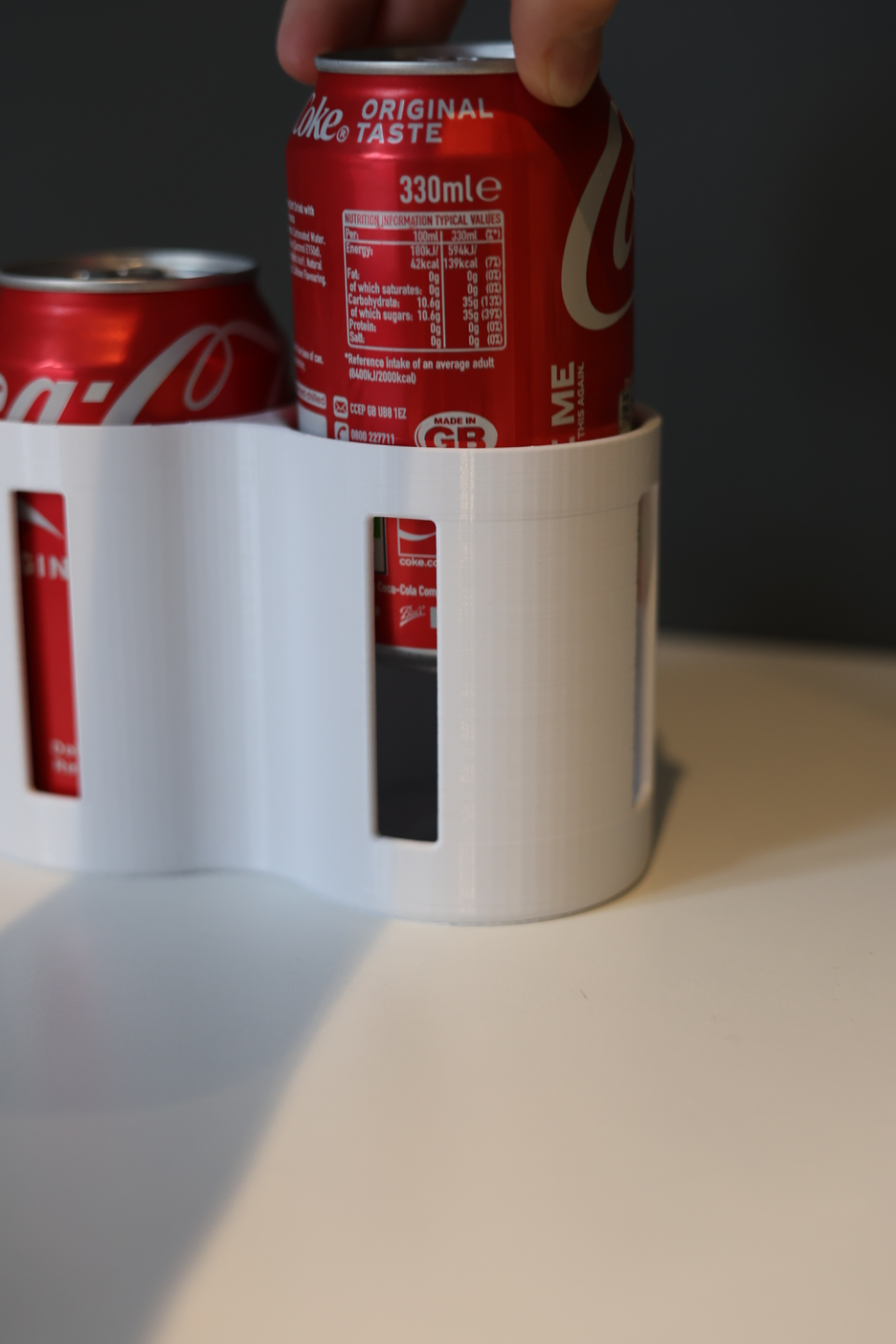 Can holder for belt