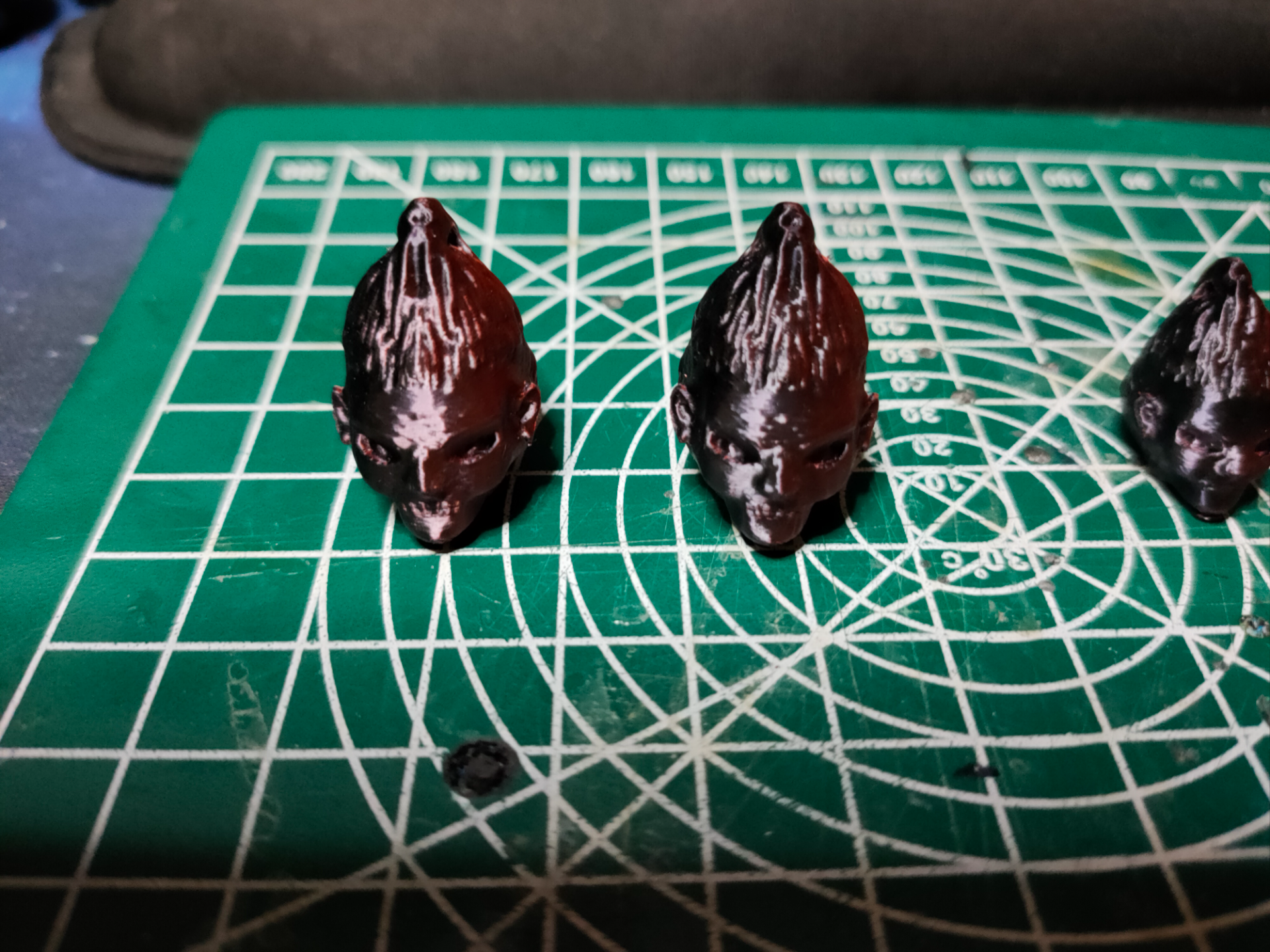 Shrunken Head Earrings