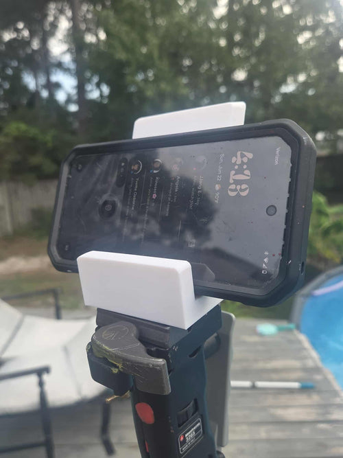 "Snap stand" phone mount/stand for desk/tripod