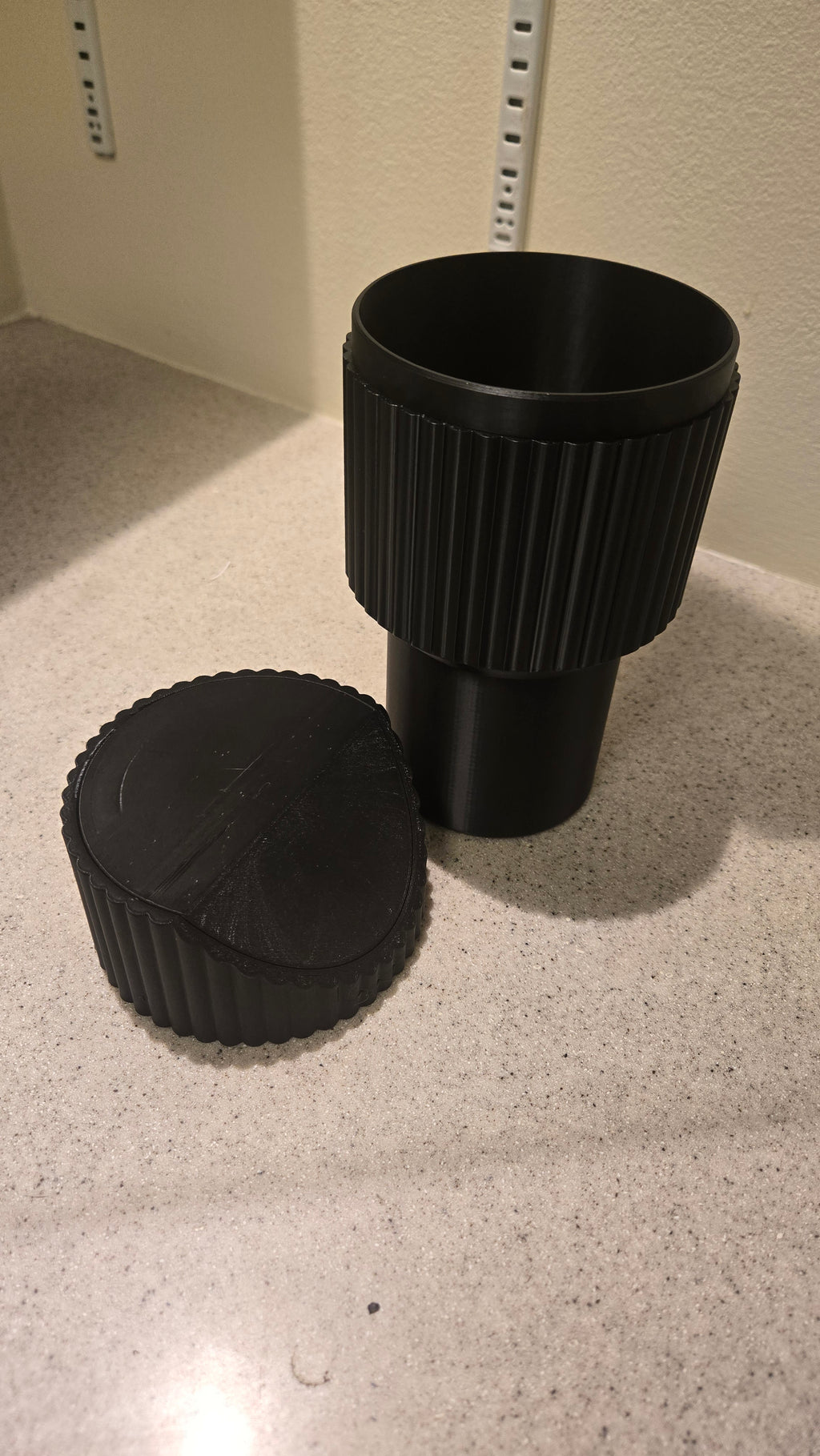 Car Cup holder trash can