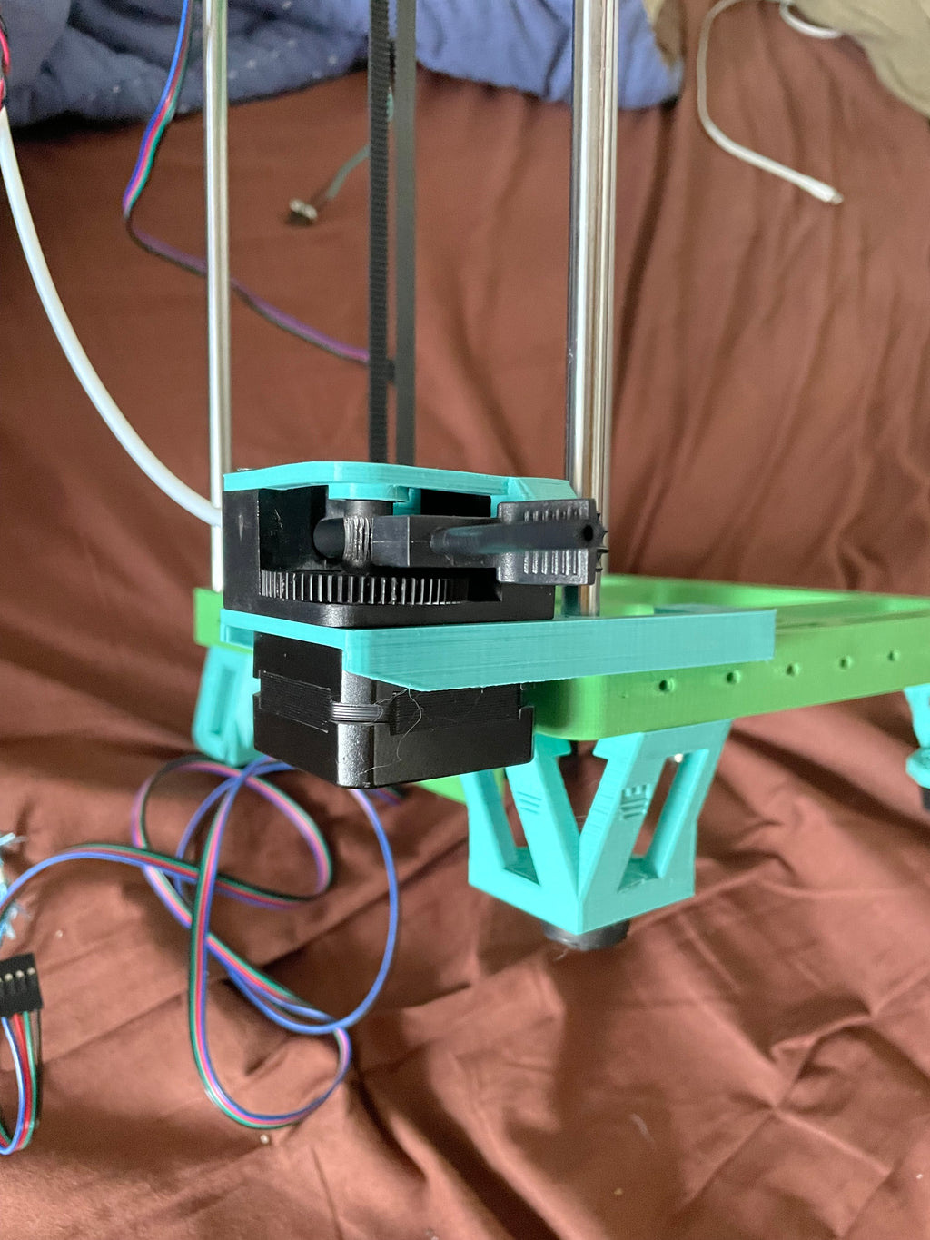 Slim Bowden Extruder Mount for Rook MK1 and Legacy
