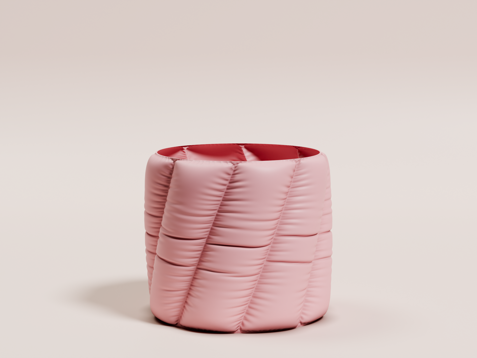 Cloth Plant Pot - Tilted Quilted (Com. Lic.)
