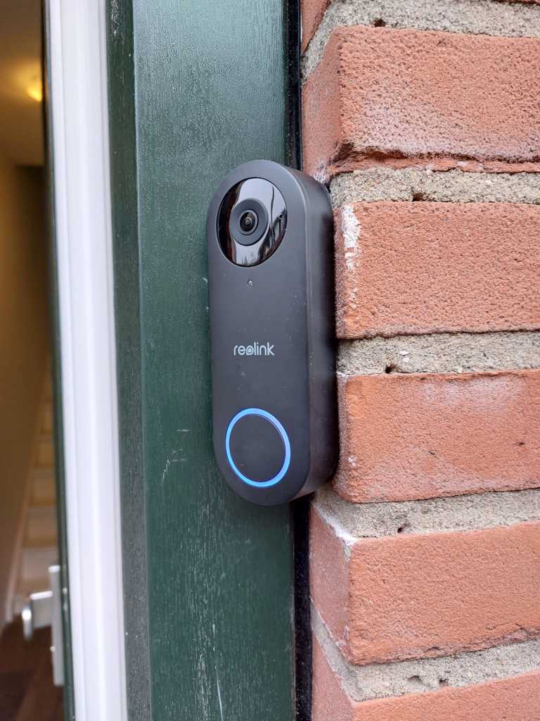 Reolink doorbell 45 degree corner wedge