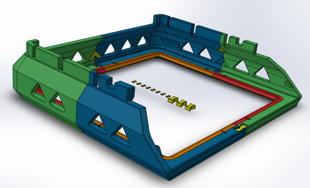 AMS RISER no supports - replacable LED channel