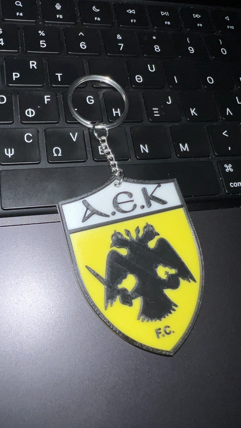 AEK Football Keychain (0.2mm/AMS)