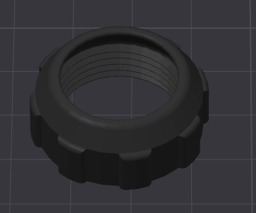 Replacement cap nut for car phone holder