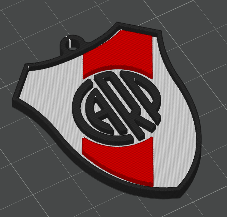 River Plate Keychain