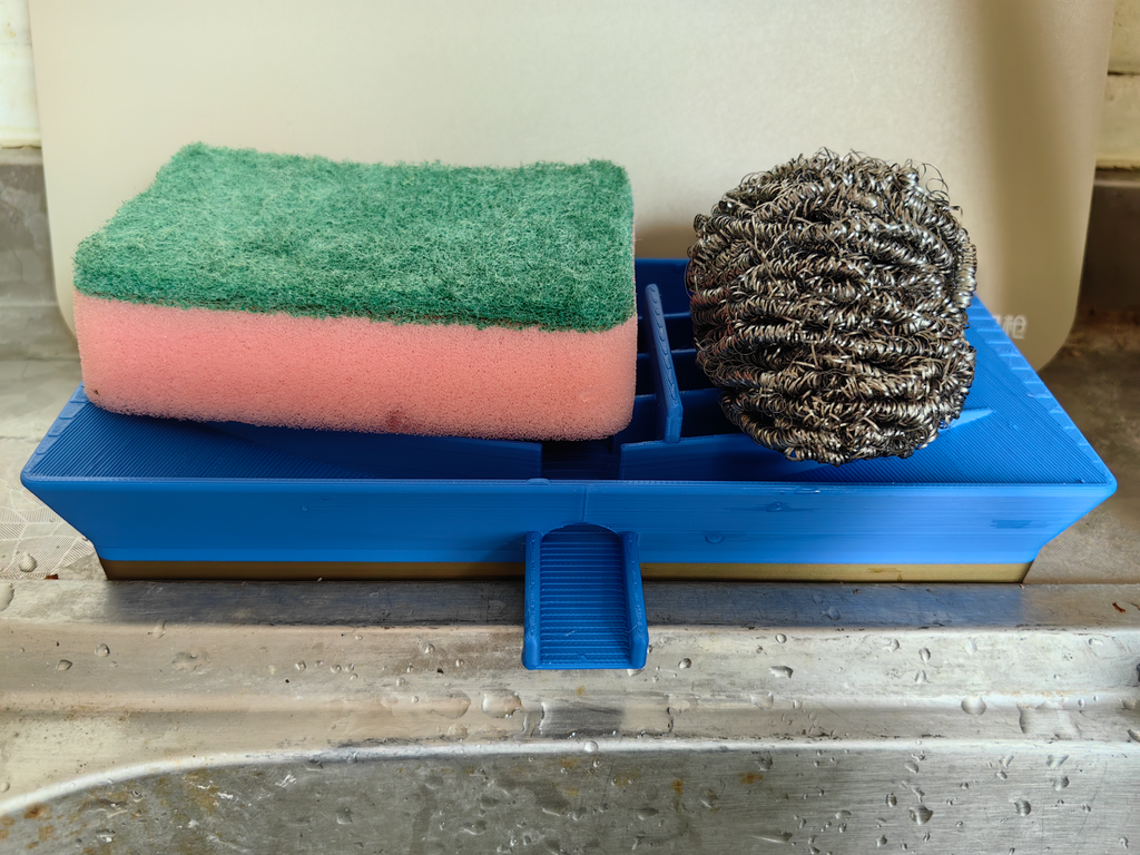 刷锅工具沥水架(Pot scrubbing tools draining rack)