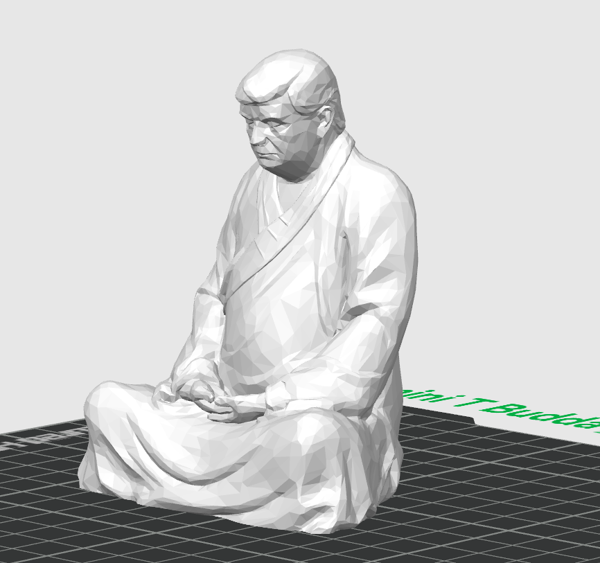 Trump Budda Sculpture