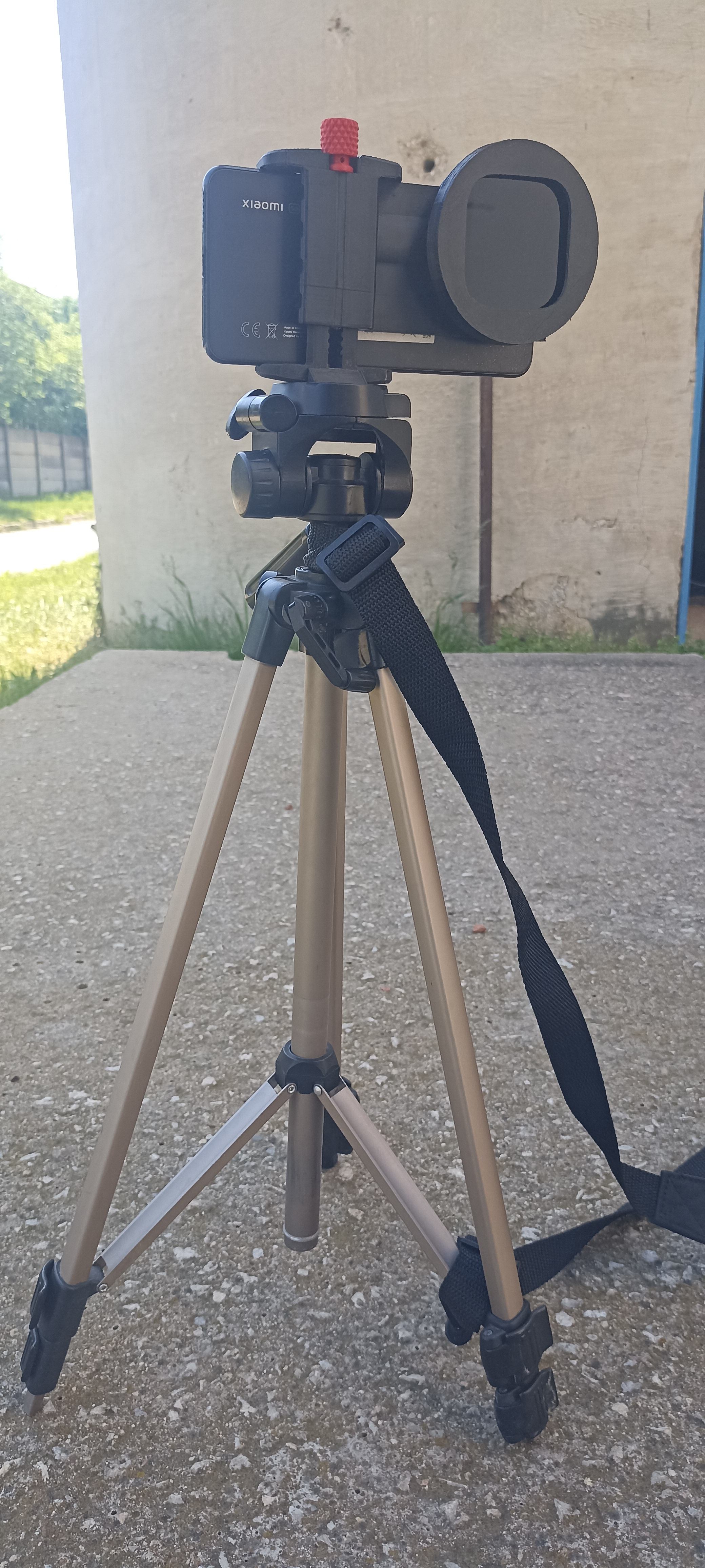 Phone tripod holder filter, stativ.