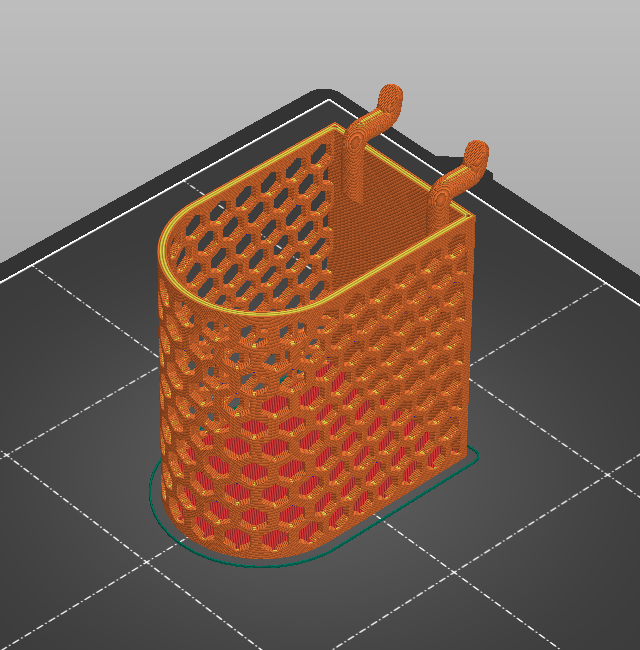 Pegboard Pencil Holder Remix (2 inch tall)