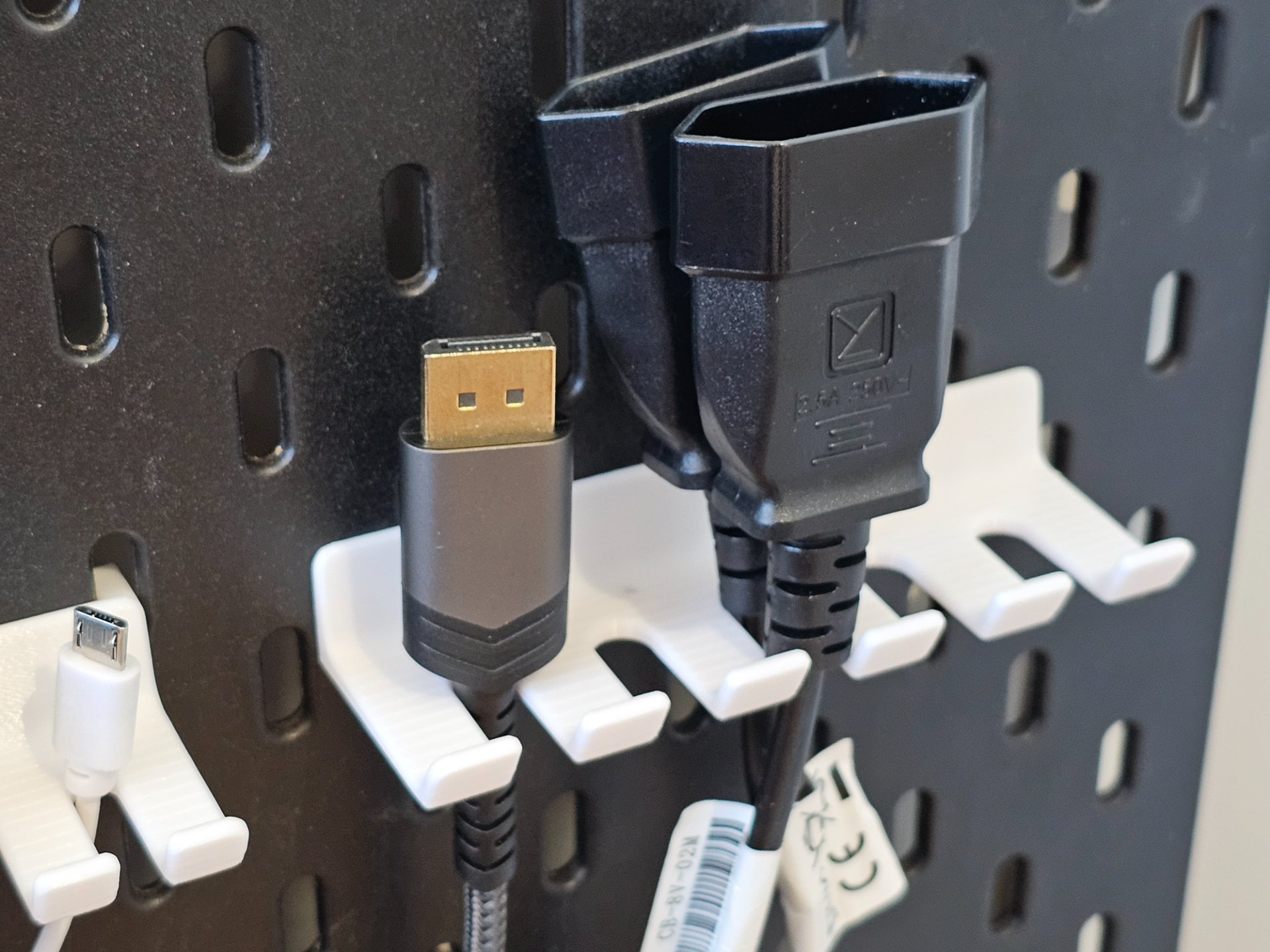 Cable Rack for IKEA Skadis (2 Sizes)