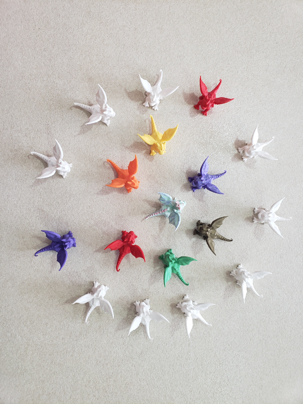 Beautiful Dragon Easy To Print Cute 3d