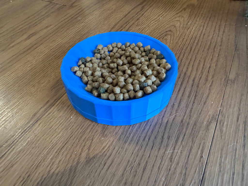 Whisker safe cat bowl