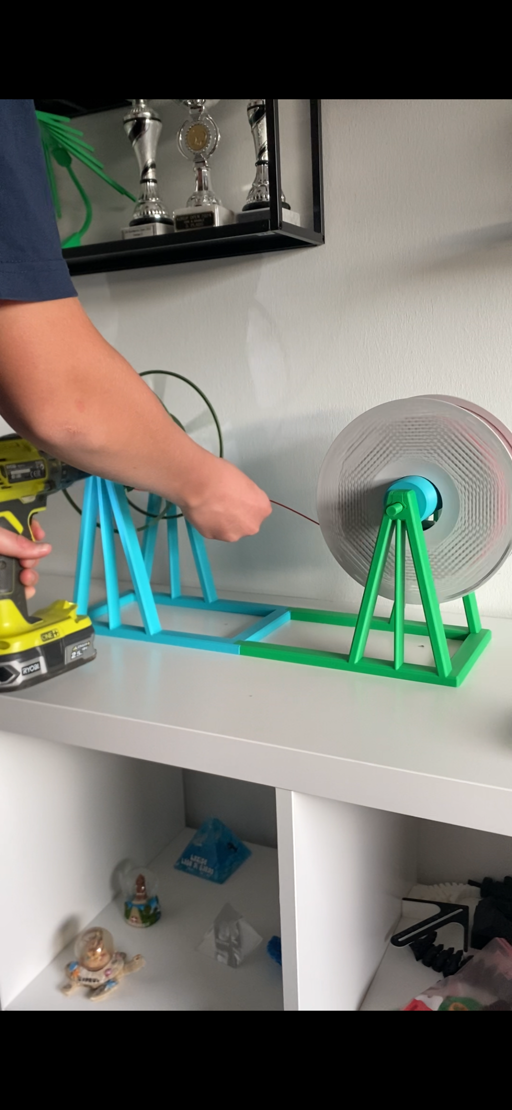 Filament Respooler 100% 3d printet