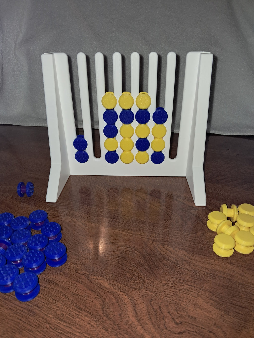 Tactile 4 in a row game for the blind