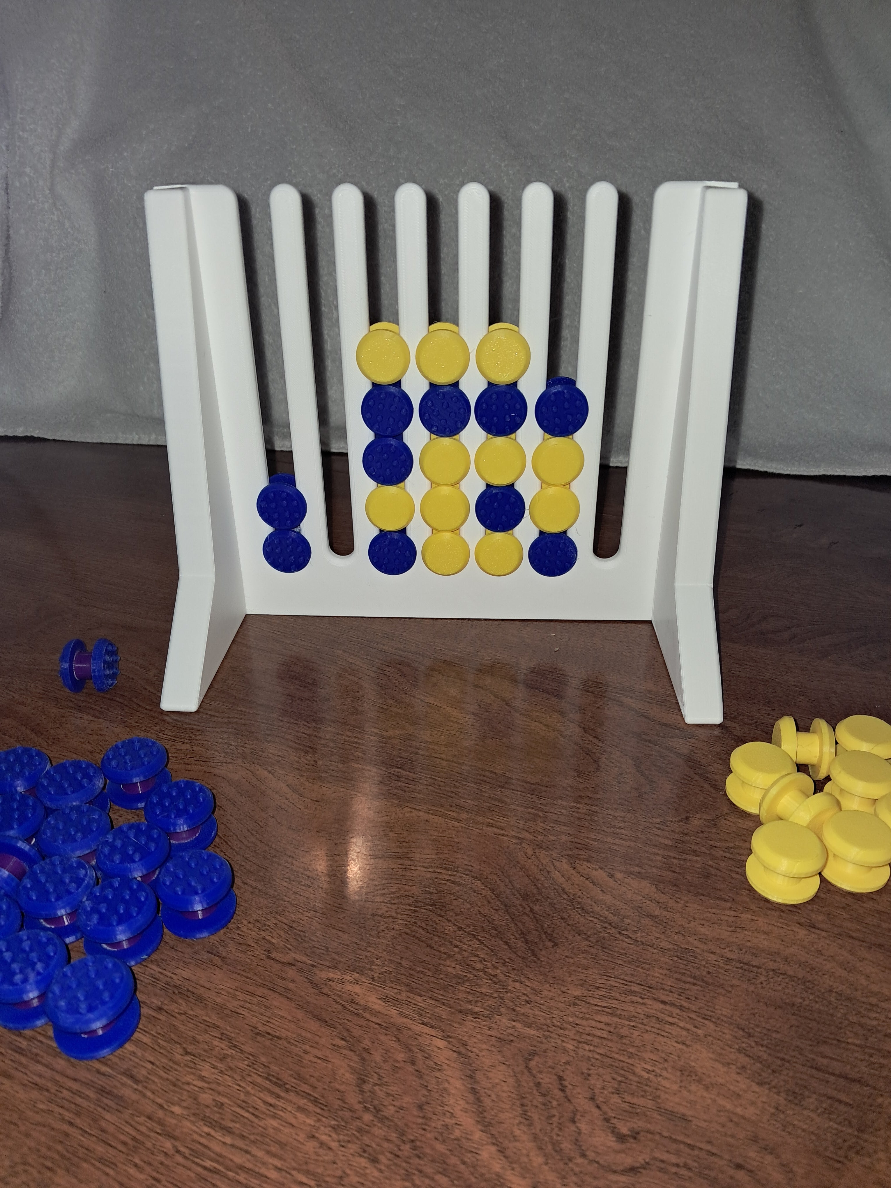 Tactile 4 in a row game for the blind
