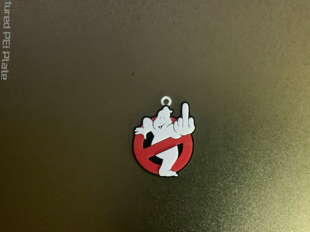 alternative ghostbusters keychain / necklace charm (free for commercial use)