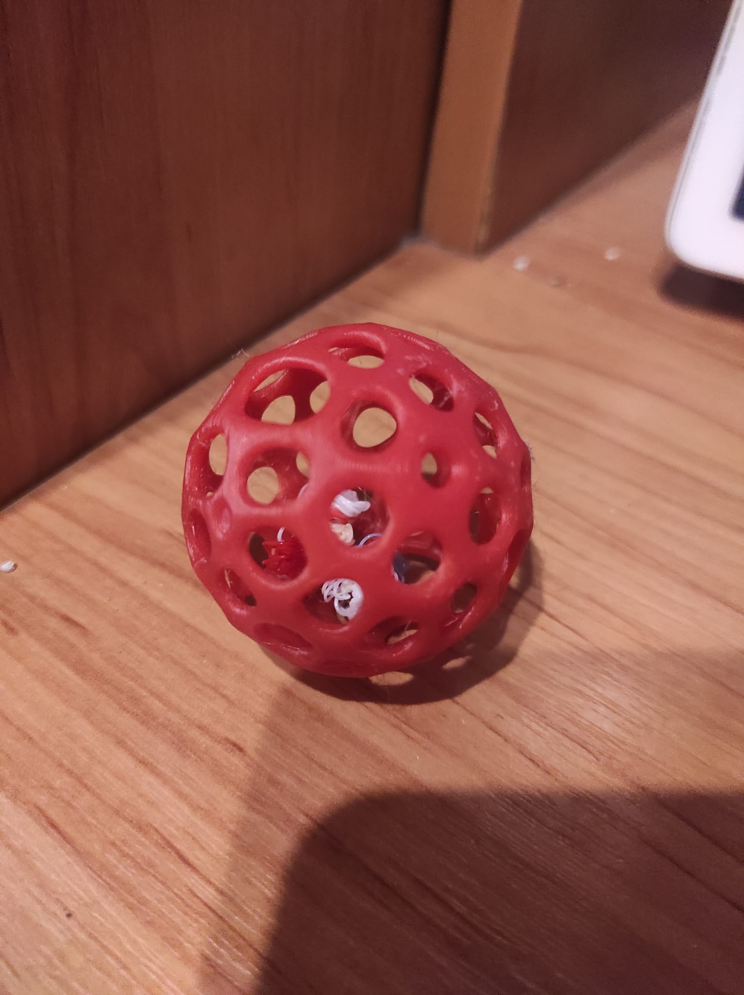 Cat toy flush poop ball