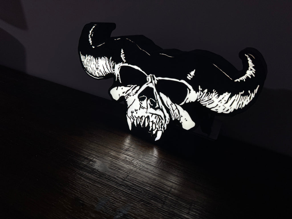 Danzig Skull / Misfits - Light up Sign