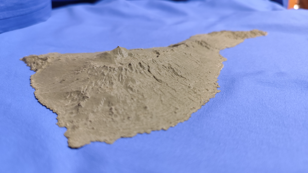 Tenerife - 3D model (SRTM)