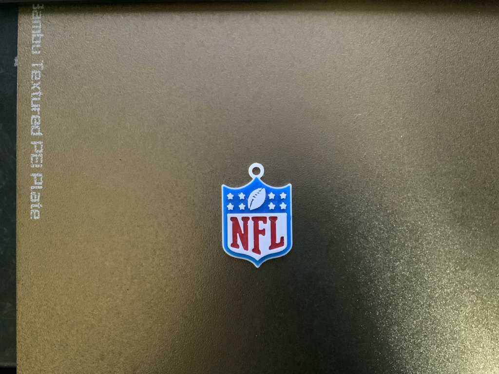 nfl logo keychain/necklace charm(free commercial)