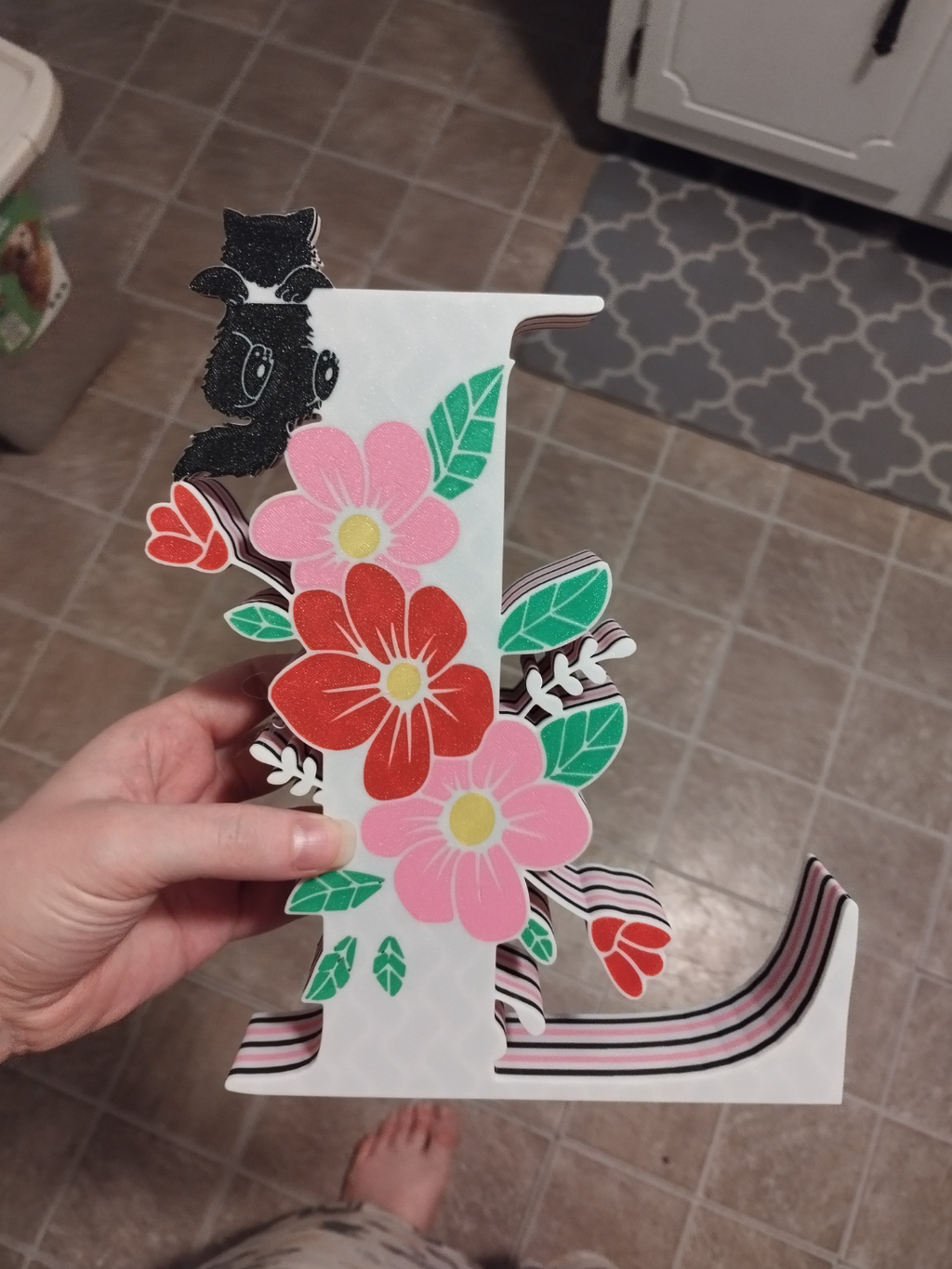 Alphabet Decor - Flowers