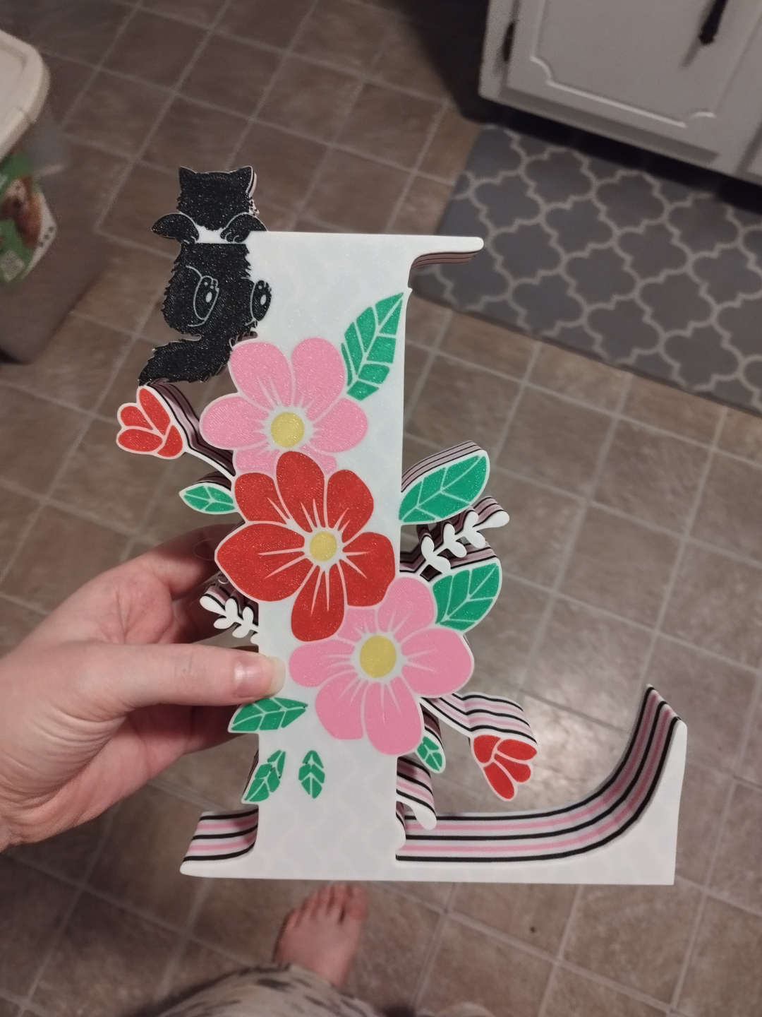 Alphabet Decor - Flowers