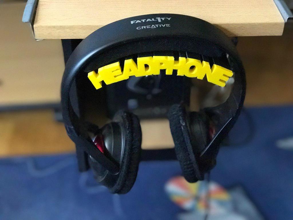 Headphone Holder for unter desk mount