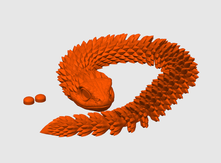 Flexible Articulated Viper Snake - Remix