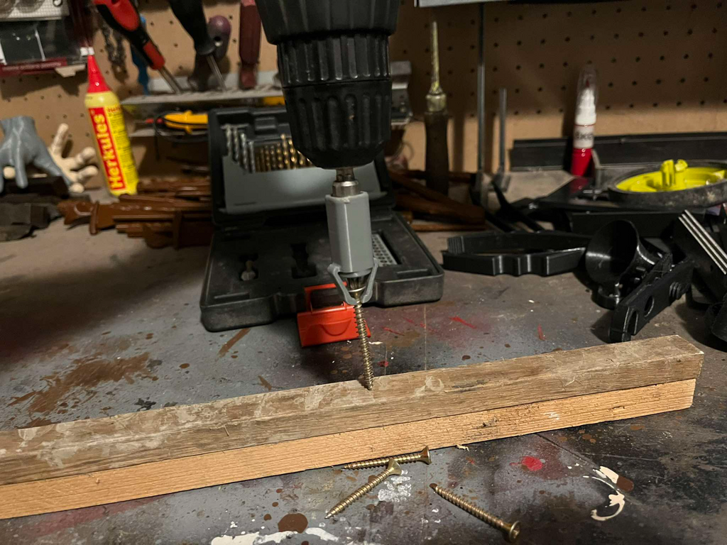 Screw holding device in the bit