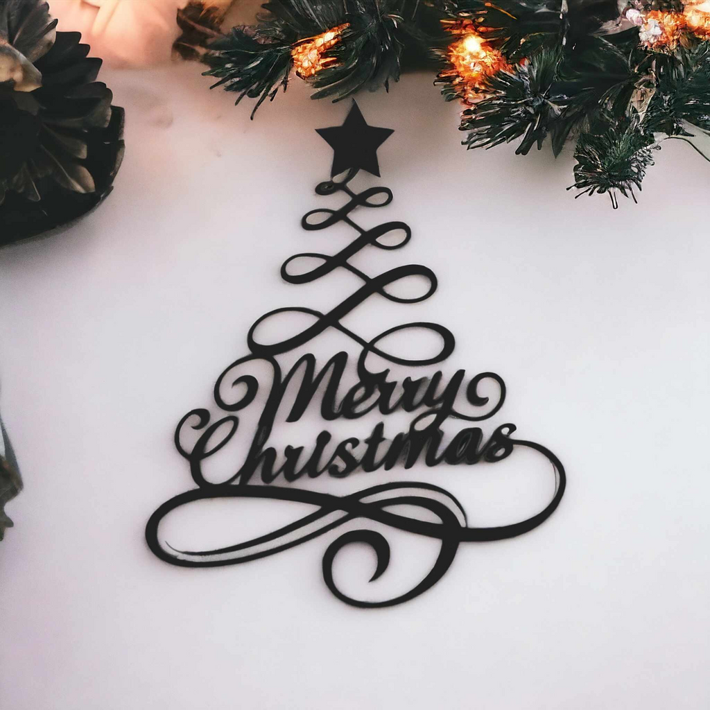 Merry Christmas wall decoration