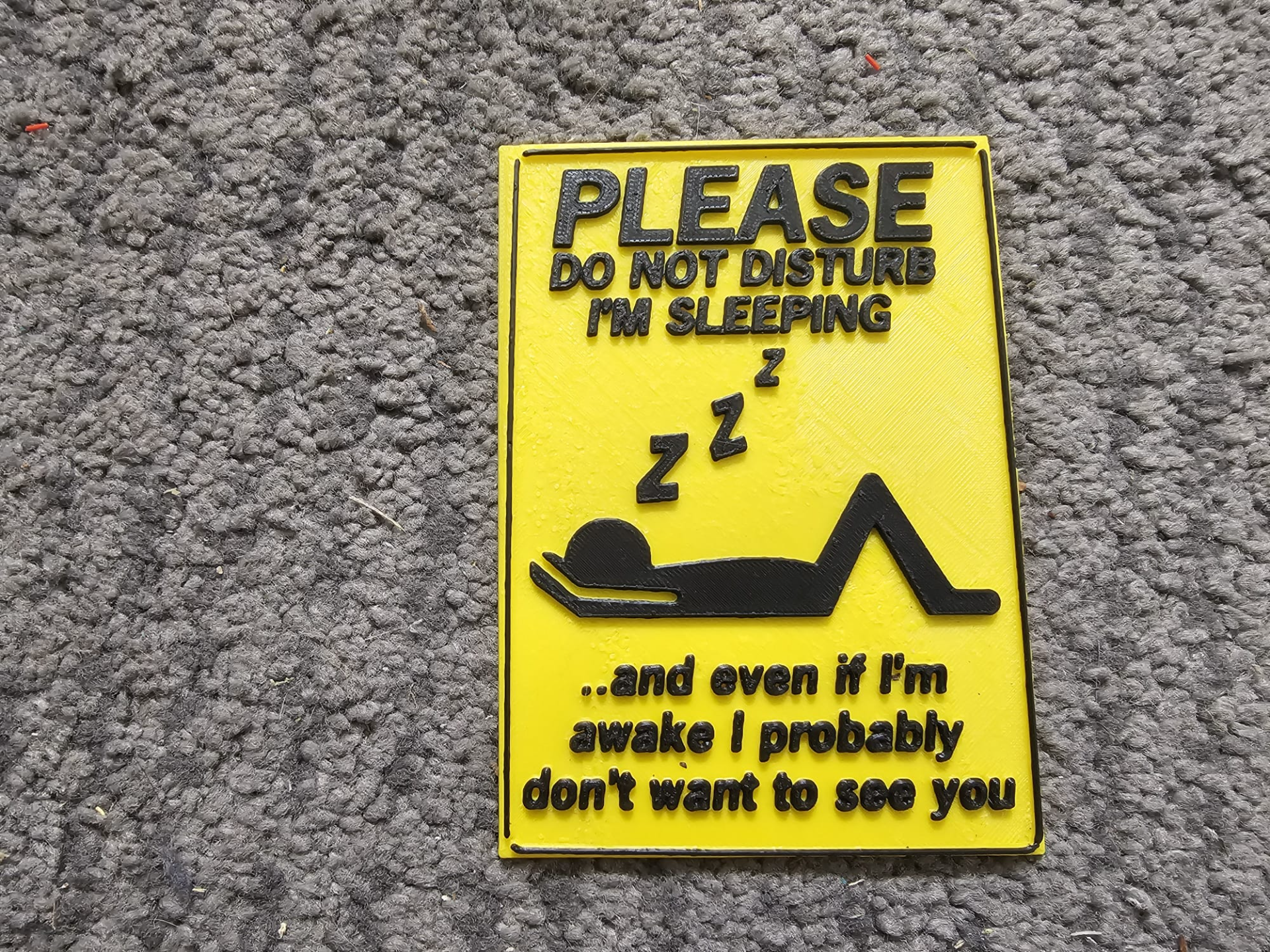 Sleep sign