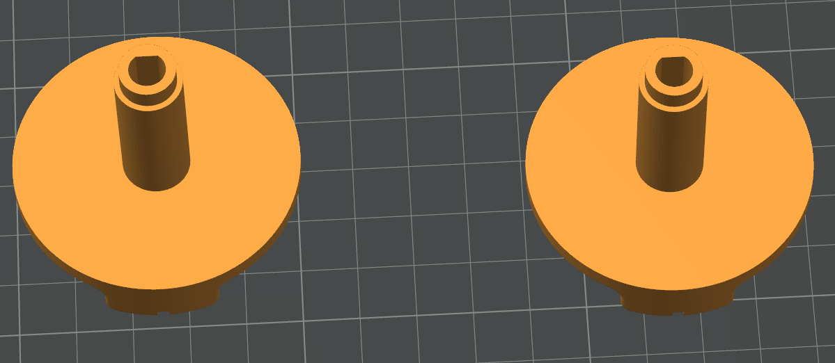 stove knob pair