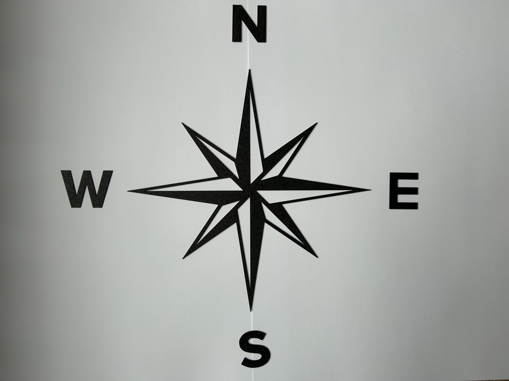 Compass - wall art SK/EN