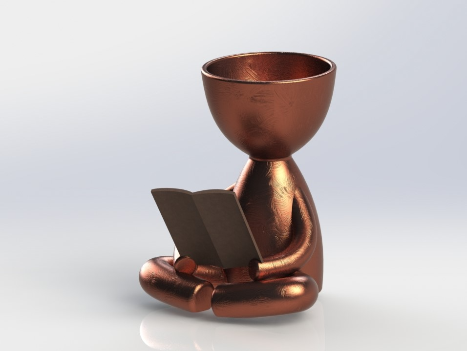 Head Planter 11 Reading Book