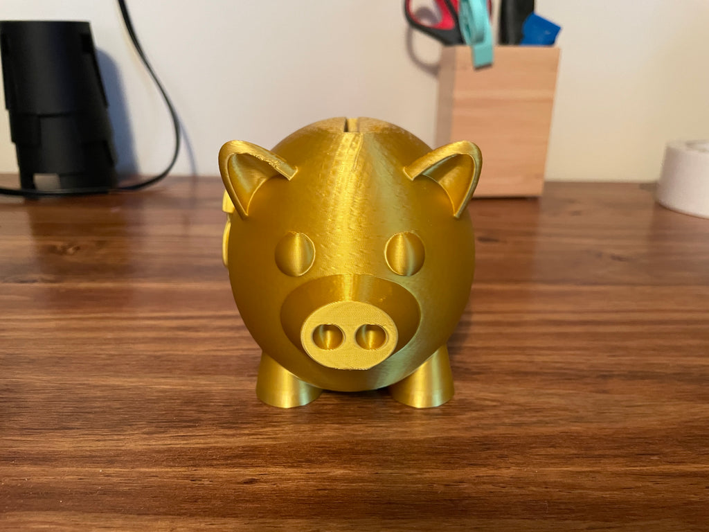 Piggy Bank with Real Lock and Key!