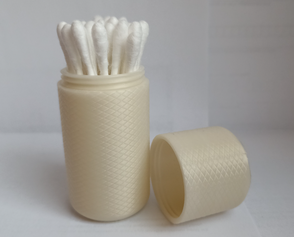 Travel container | Cotton swab | No supports