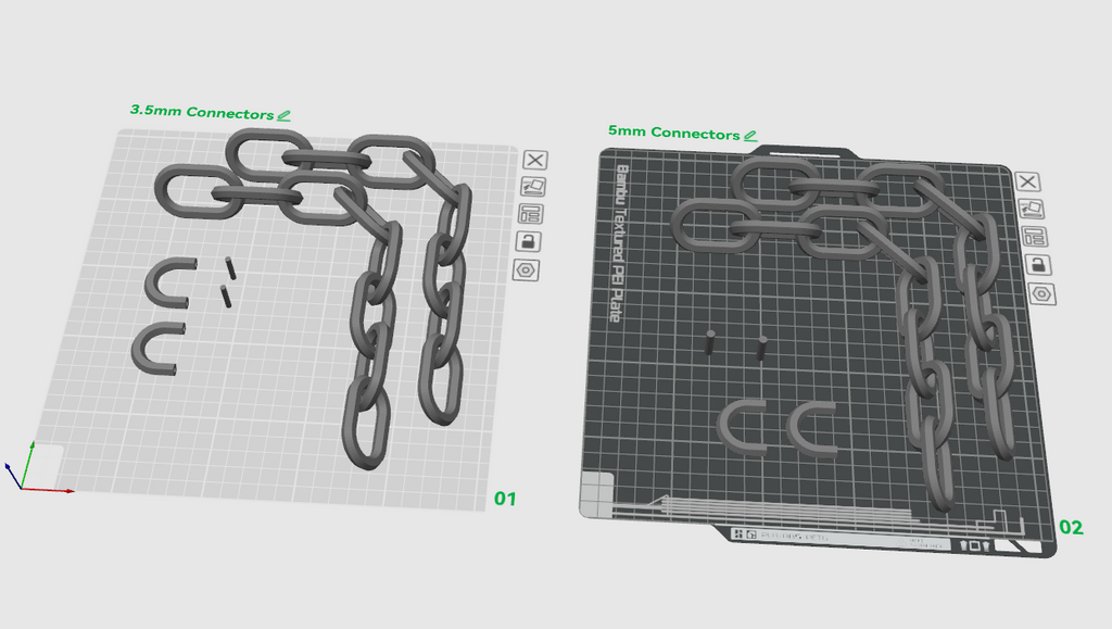 Print In Place Chain Link