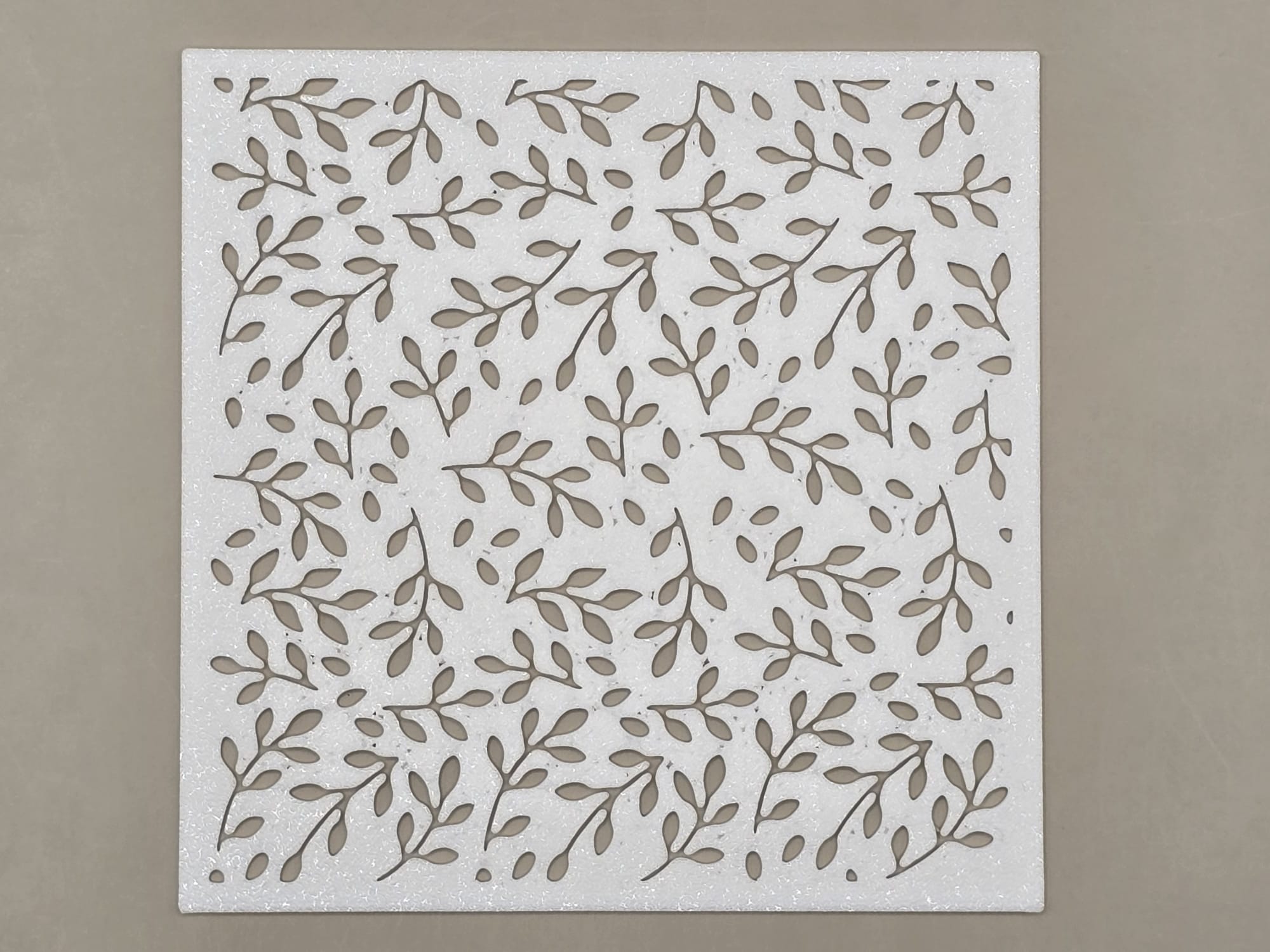 Spring Leaves Nature Stencil Craft Template