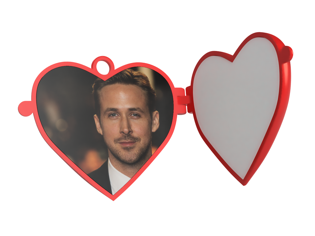 Heart Necklace print-in-place