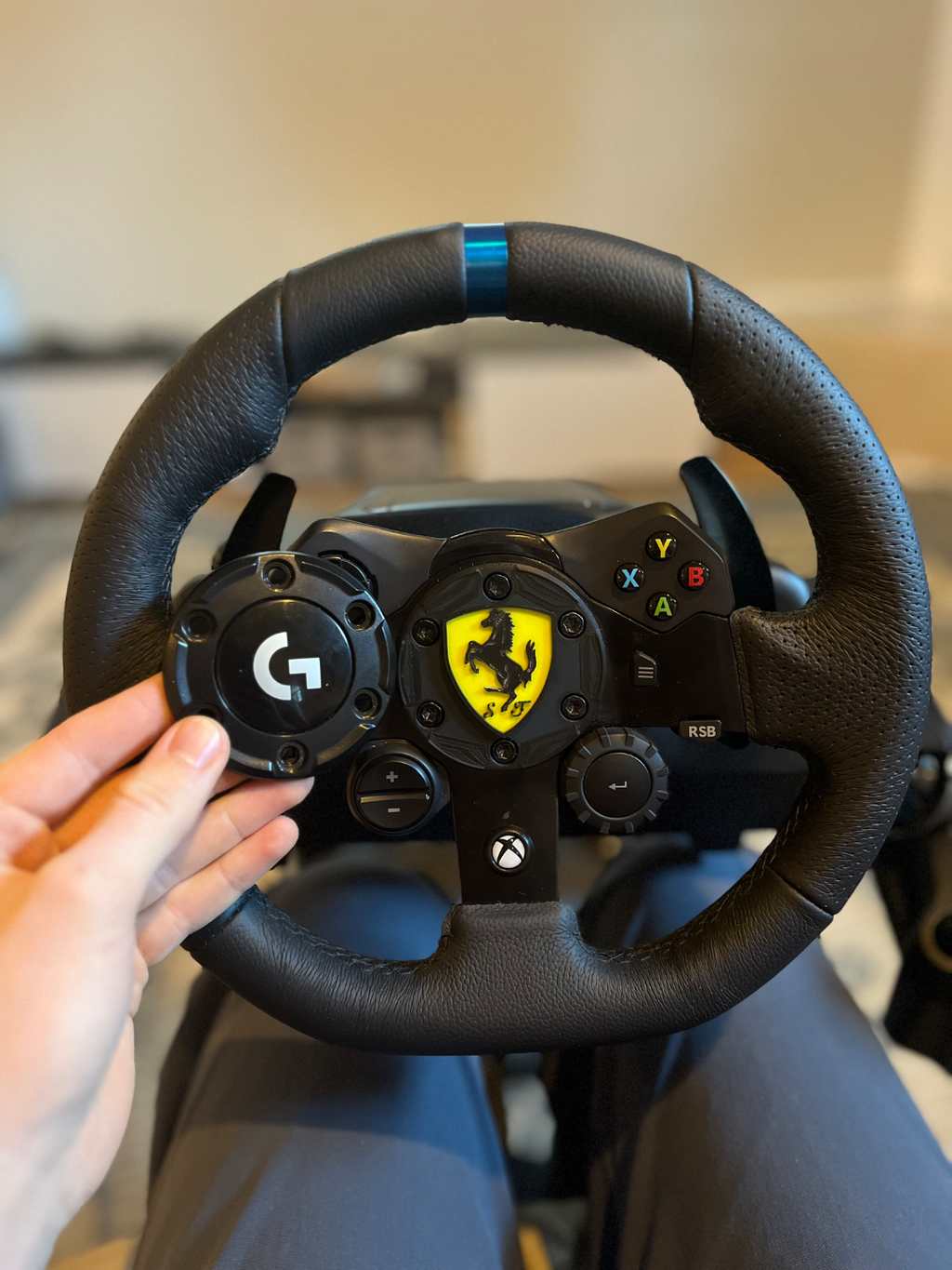 G920 G923 G29 Ferrari Logo Cap