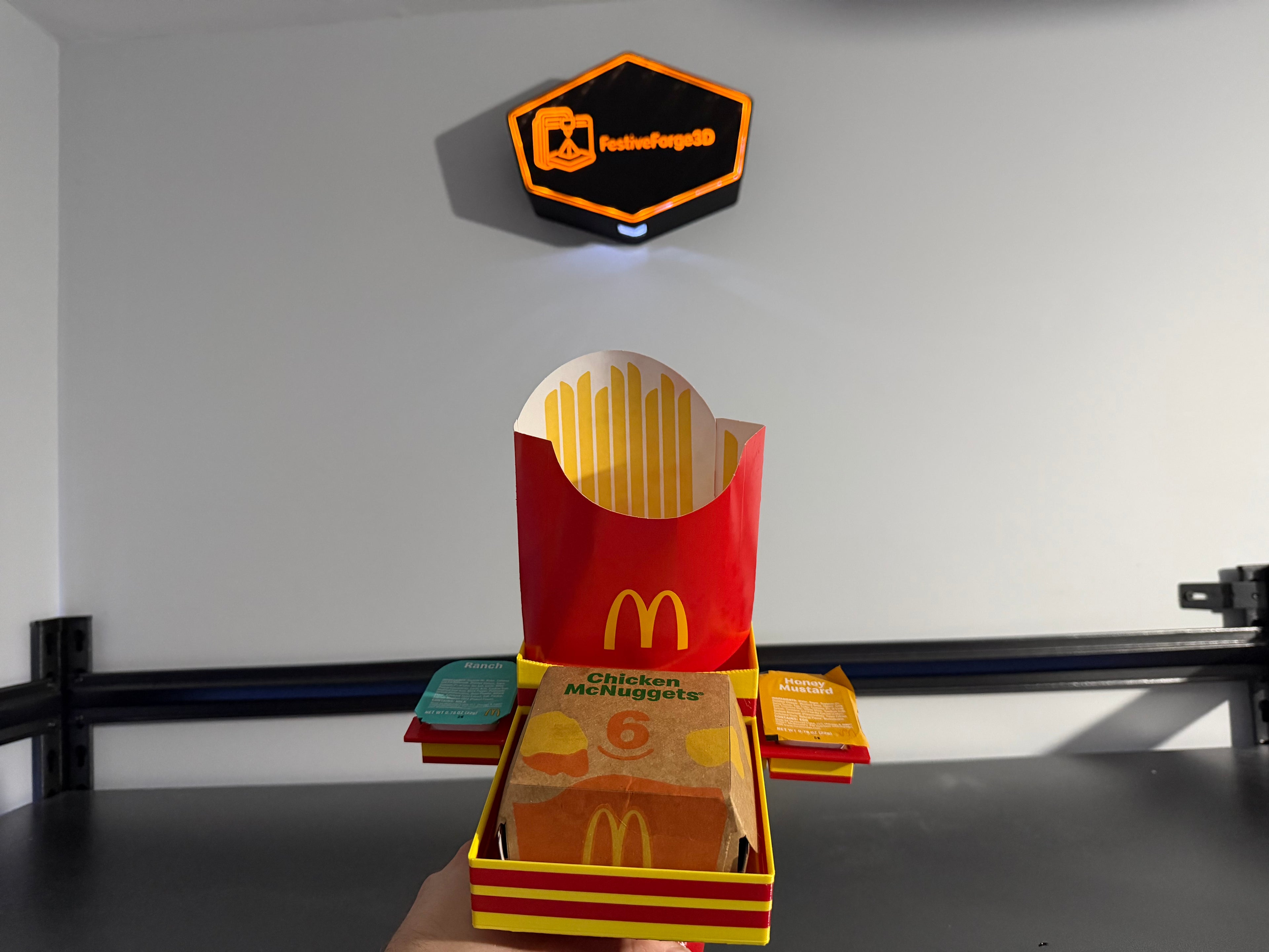 Fast Food Cup Holder Tray