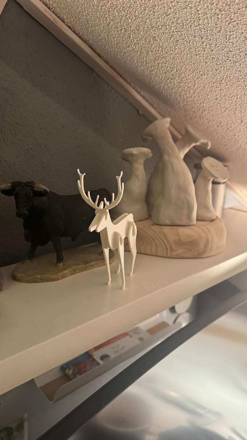 Reindeer 3D Puzzle Kit Card